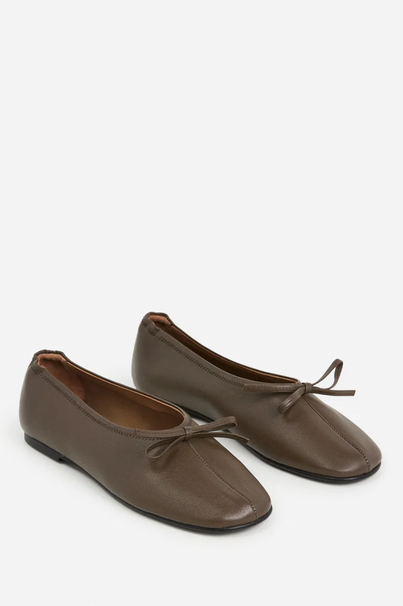 Flattered Blaise Leather - Khaki - Image 3