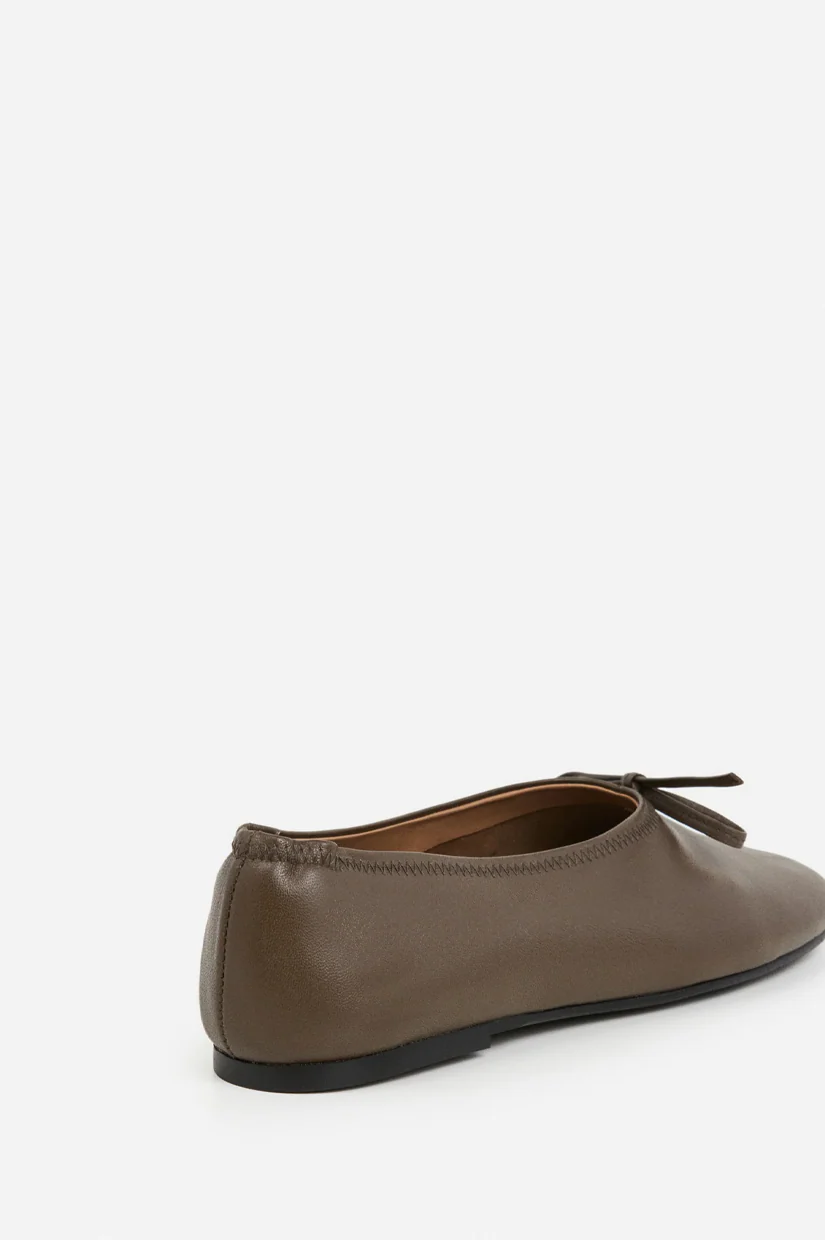 Flattered Blaise Leather - Khaki - Image 4