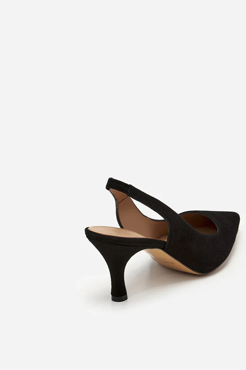 Flattered Franchesca Suede - Black - Image 3