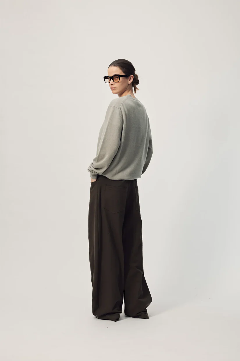 Gregory Faron Cashmere Jumper - Taupe - Image 3