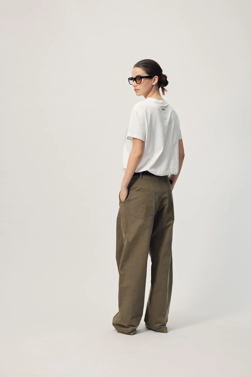 Gregory Leal Pant Cord - Dusty Olive - Image 2