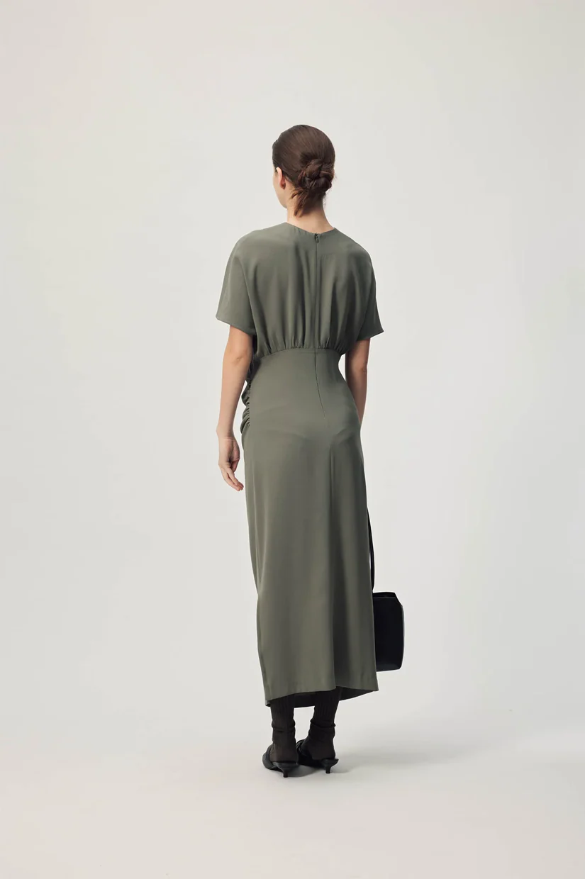 Gregory Randi Dress - Taupe - Image 4