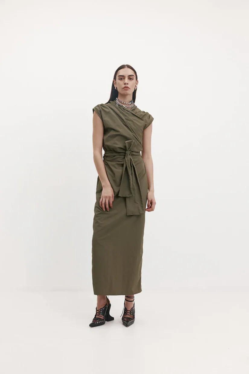Harris Tapper Chaimberlain Dress - Thyme