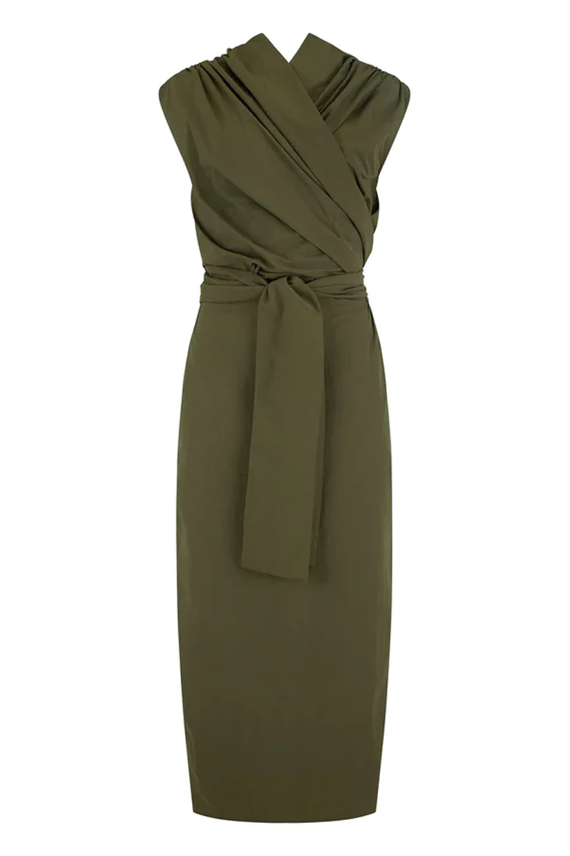 Harris Tapper Chaimberlain Dress - Thyme - Image 4