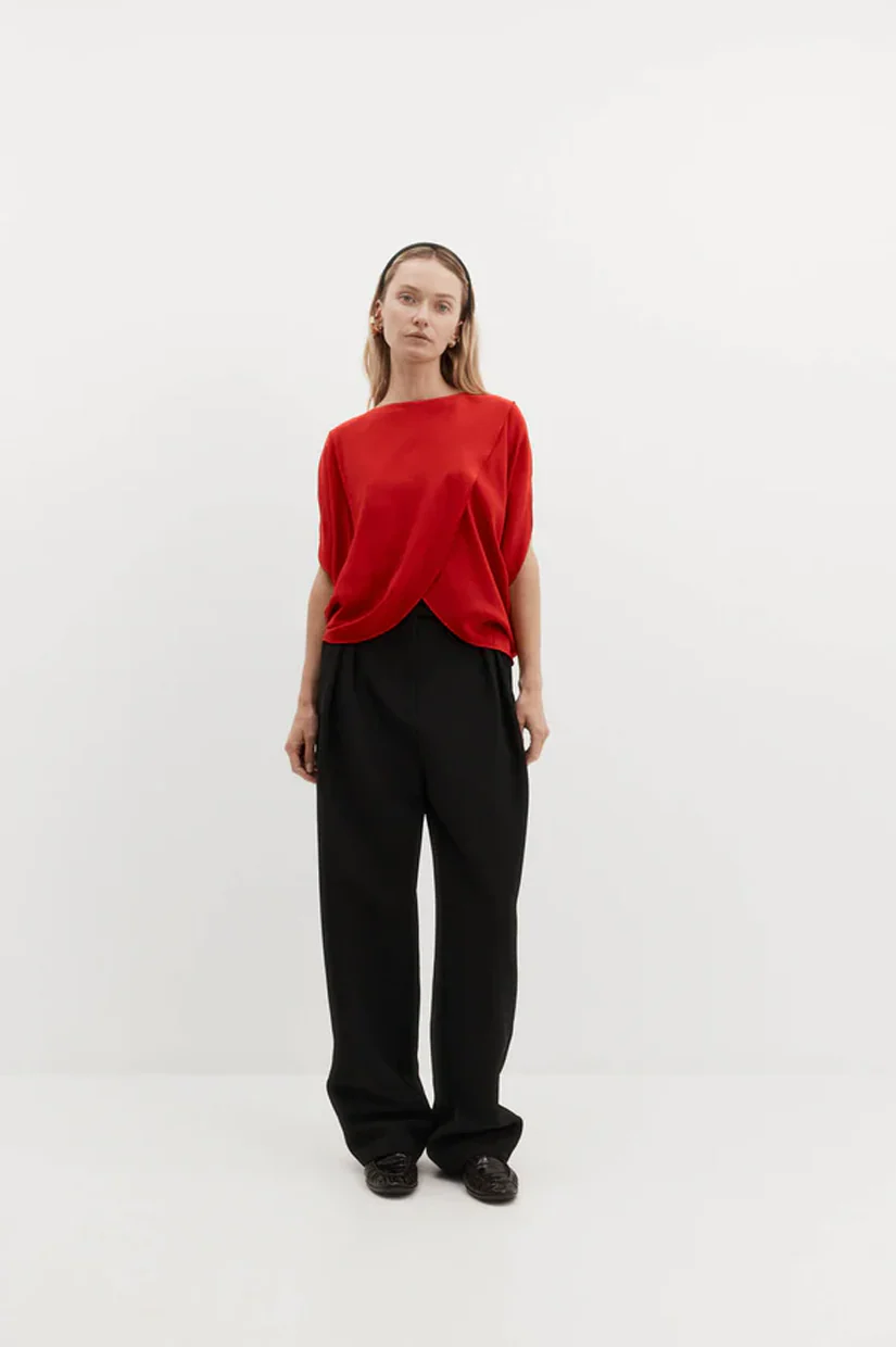 Harris Tapper Leaf Top - Red