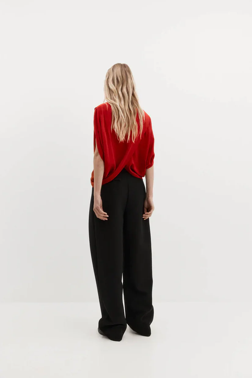 Harris Tapper Leaf Top - Red - Image 2
