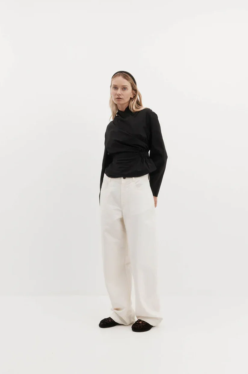 Harris Tapper Long Sleeve Chaimberlain Top - Black