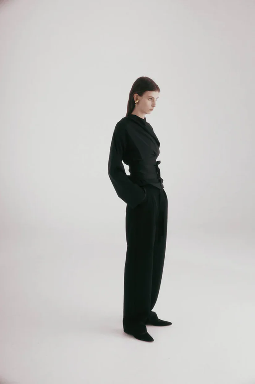 Harris Tapper Long Sleeve Chaimberlain Top - Black - Image 3