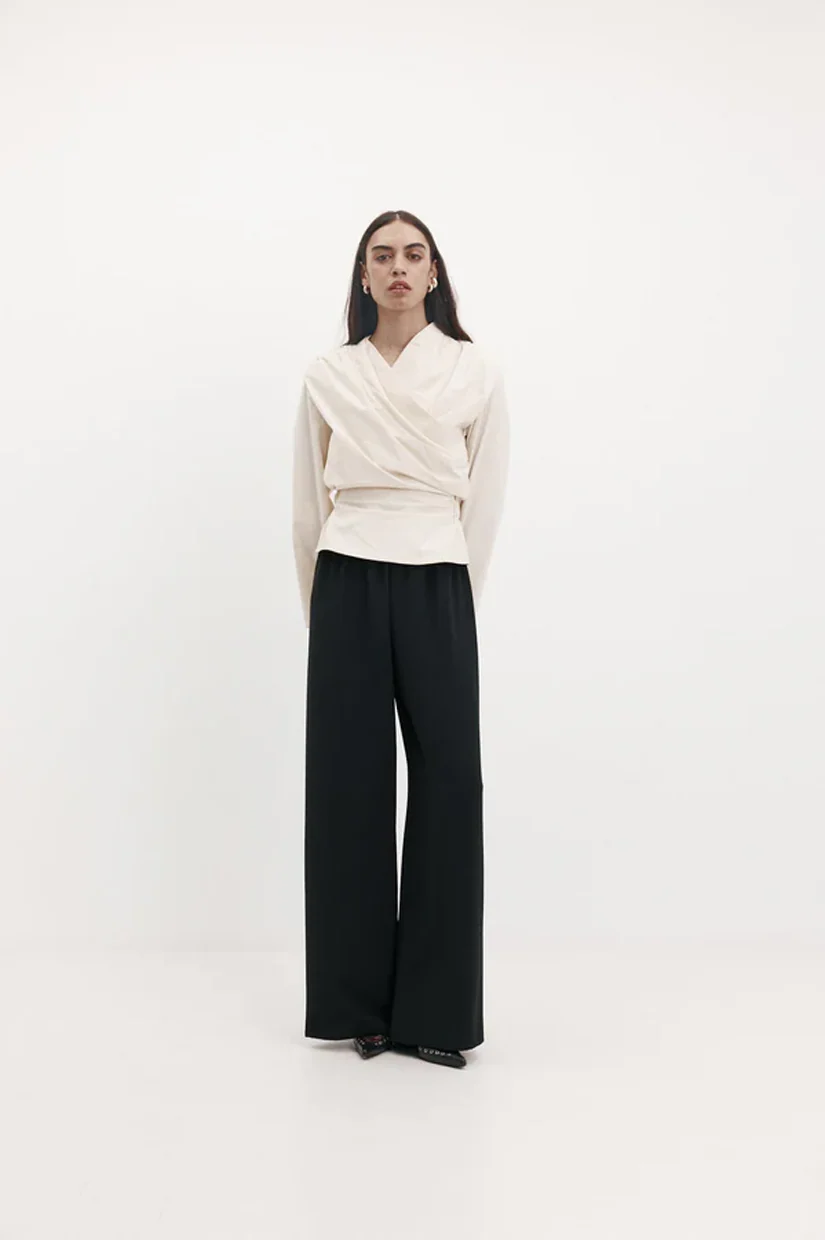 Harris Tapper Long Sleeve Chaimberlain Top - Vanilla