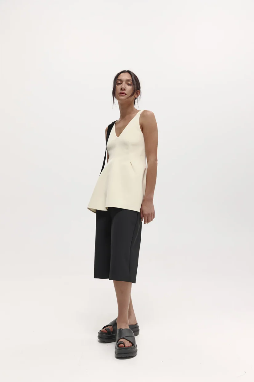 Harris Tapper Lucinda Top - Bone