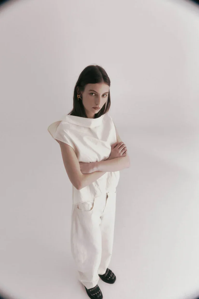 Harris Tapper Seraphina Top - Ivory - Image 3