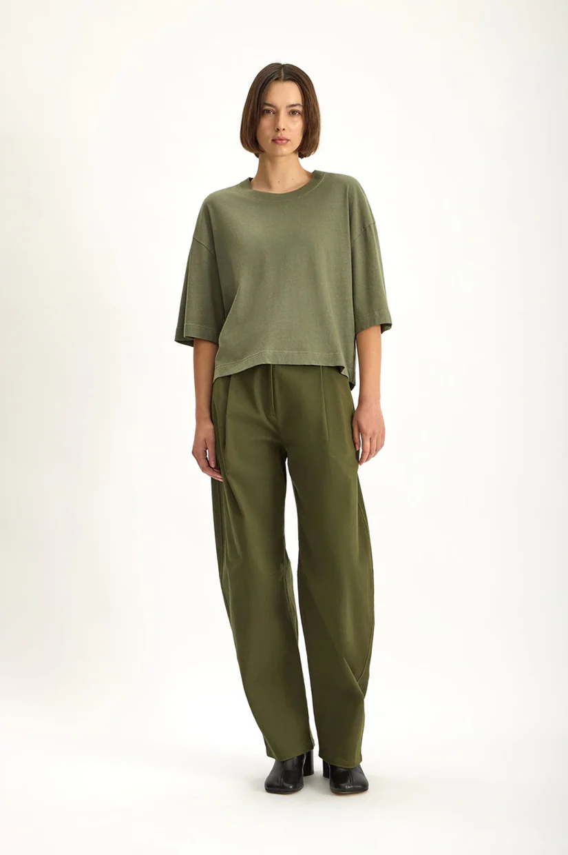 Jac + Jack Archive Tee - Dark Olive