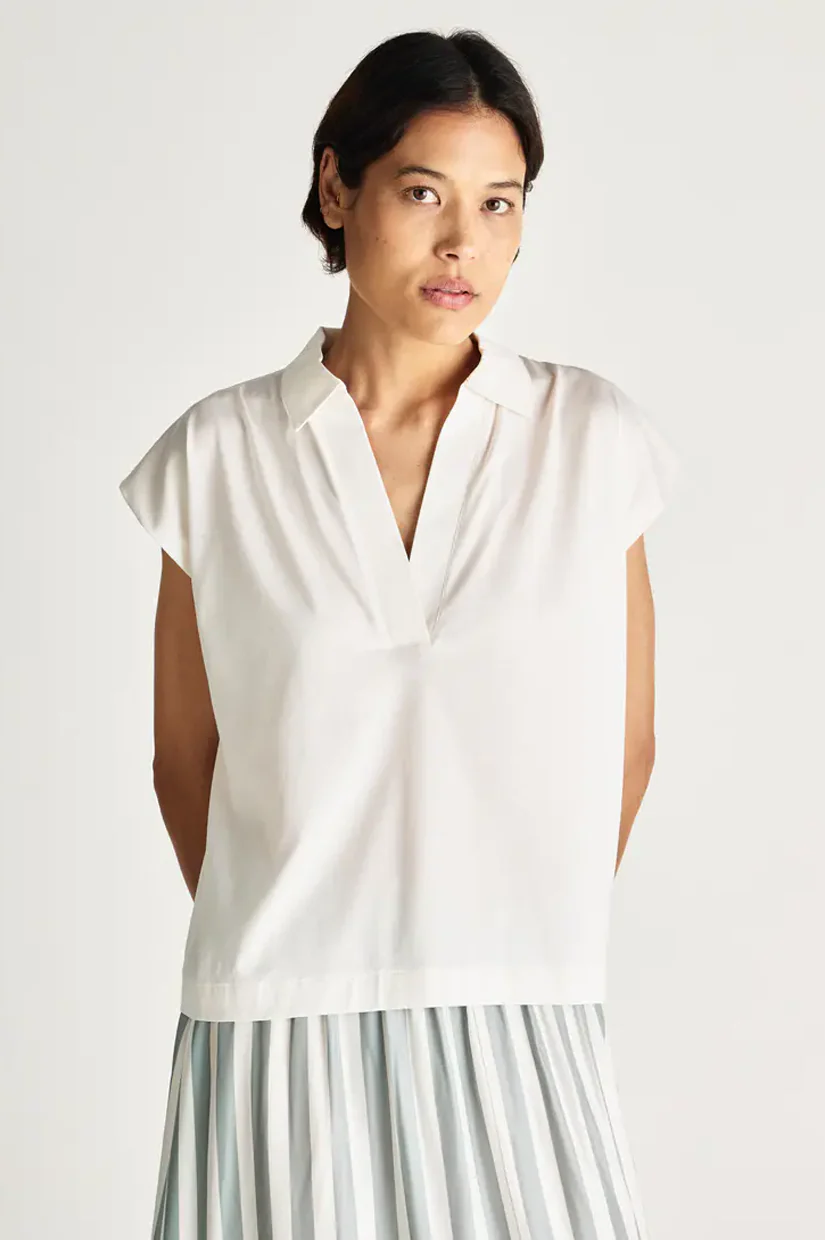 Jac + Jack Finely Polo - White - Image 2