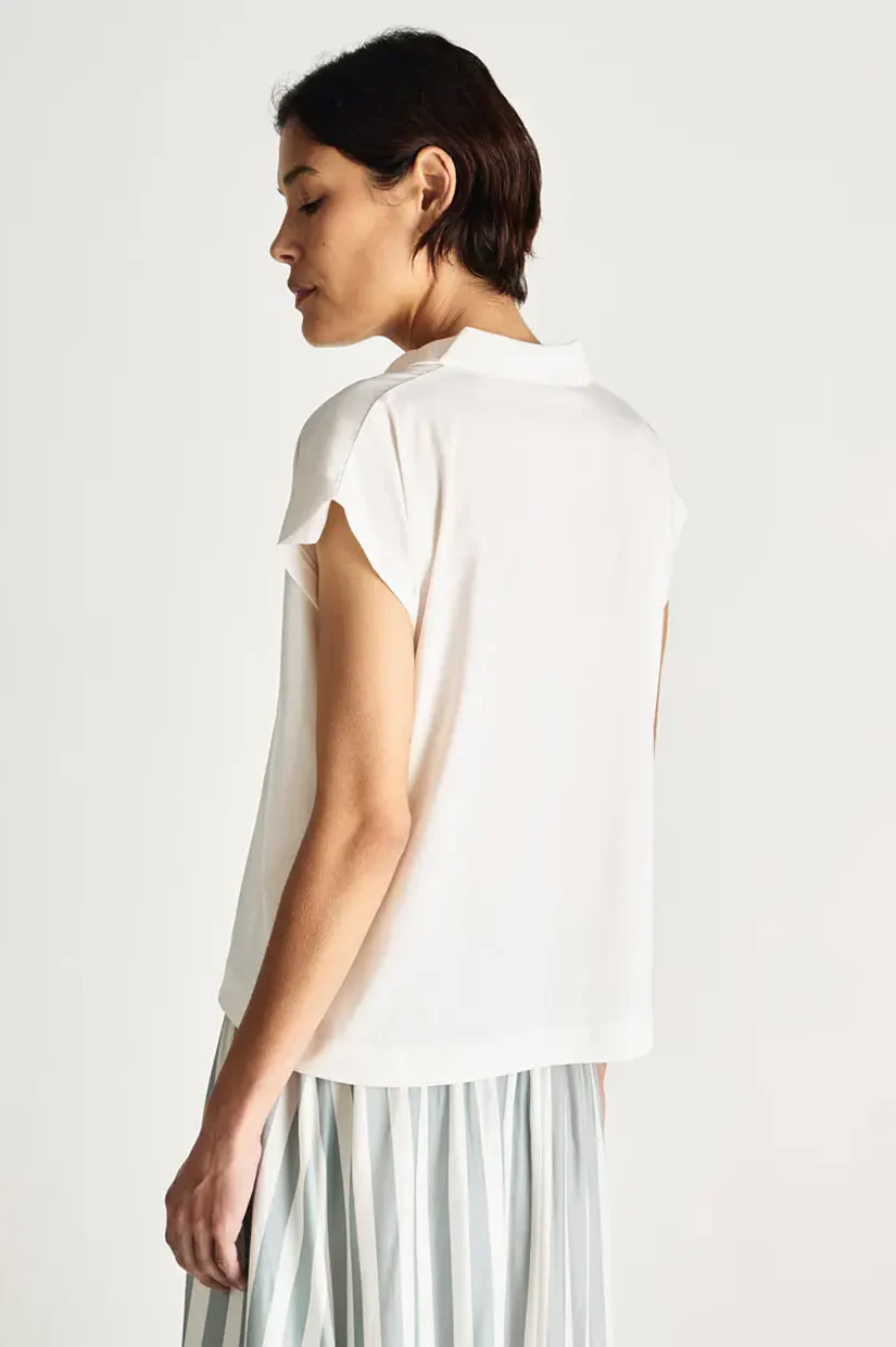 Jac + Jack Finely Polo - White - Image 4