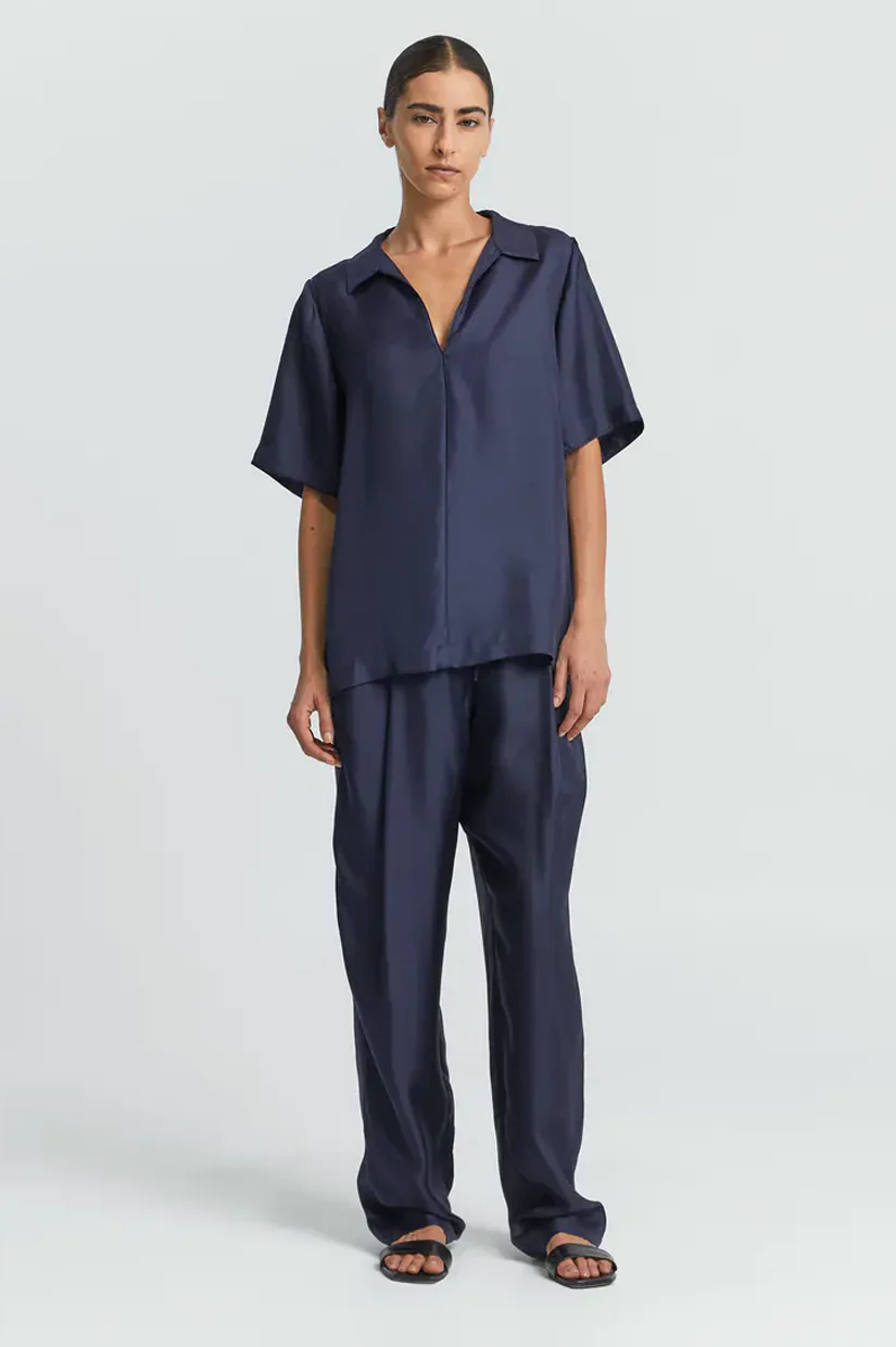 Jac + Jack Jasper Top - Darkest Navy
