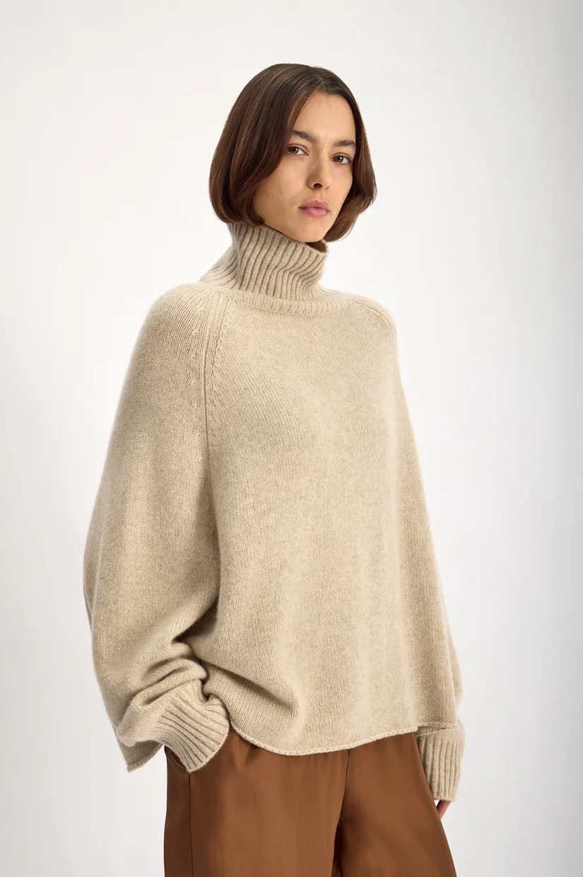 Jac + Jack Tairn Sweater - Jute Marle - Image 3
