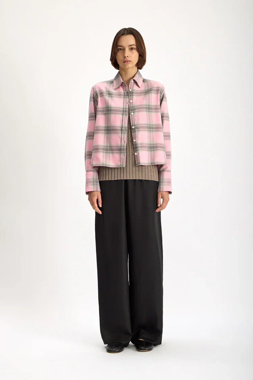 Jac + Jack Tomboy Shirt - Bubble Plaid