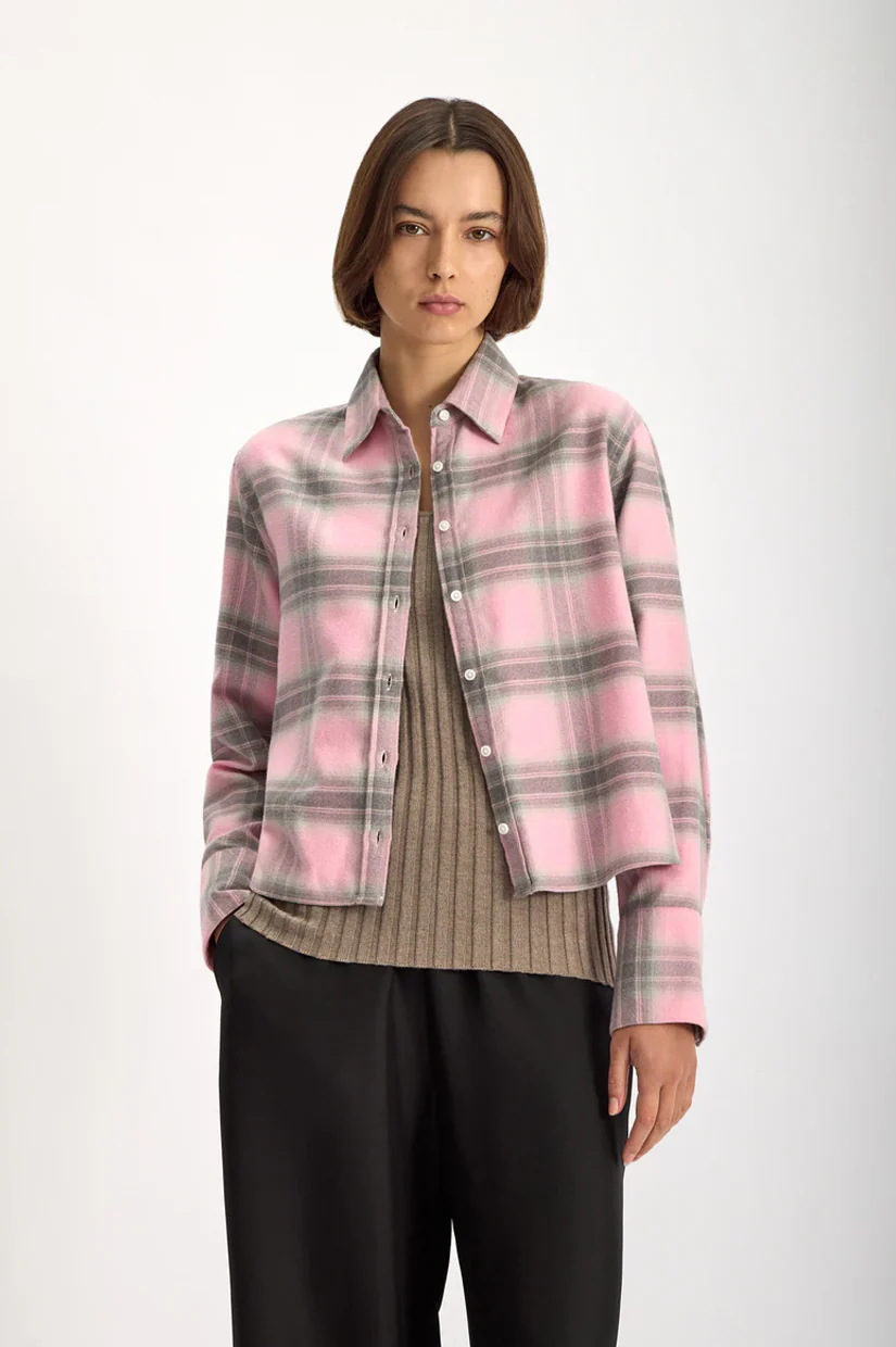 Jac + Jack Tomboy Shirt - Bubble Plaid - Image 2