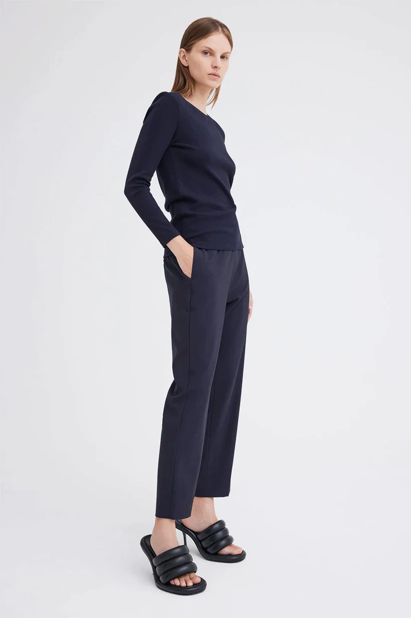 Jac + Jack Vere LS Top - Darkest Navy - Image 2