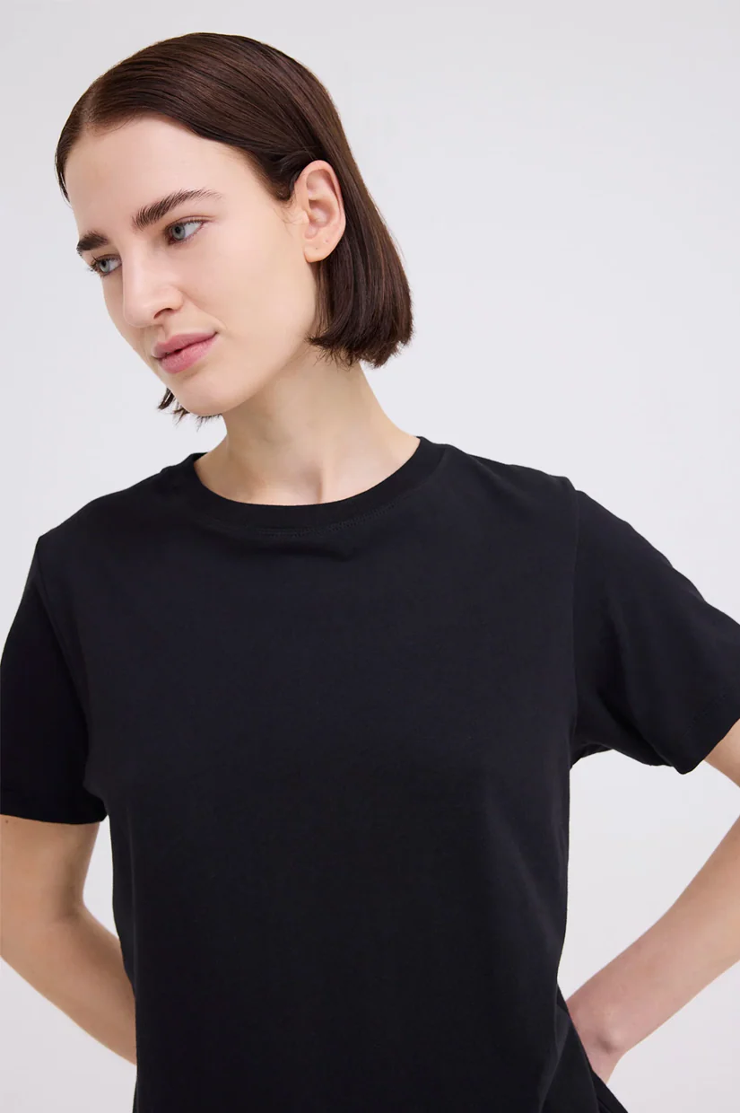 Jac+Jack Verte Tee - Black - Image 2