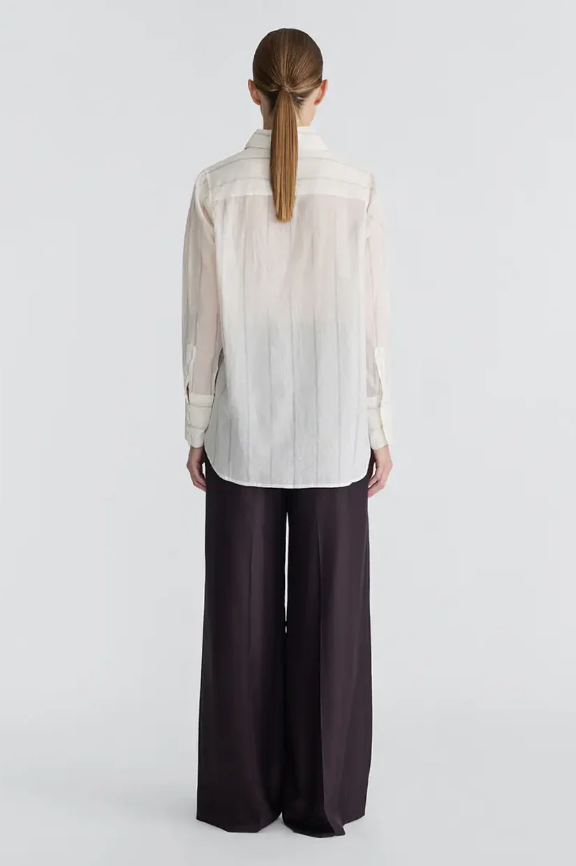 Jac + Jack Yeats Shirt - Wide White Stripe - Image 3