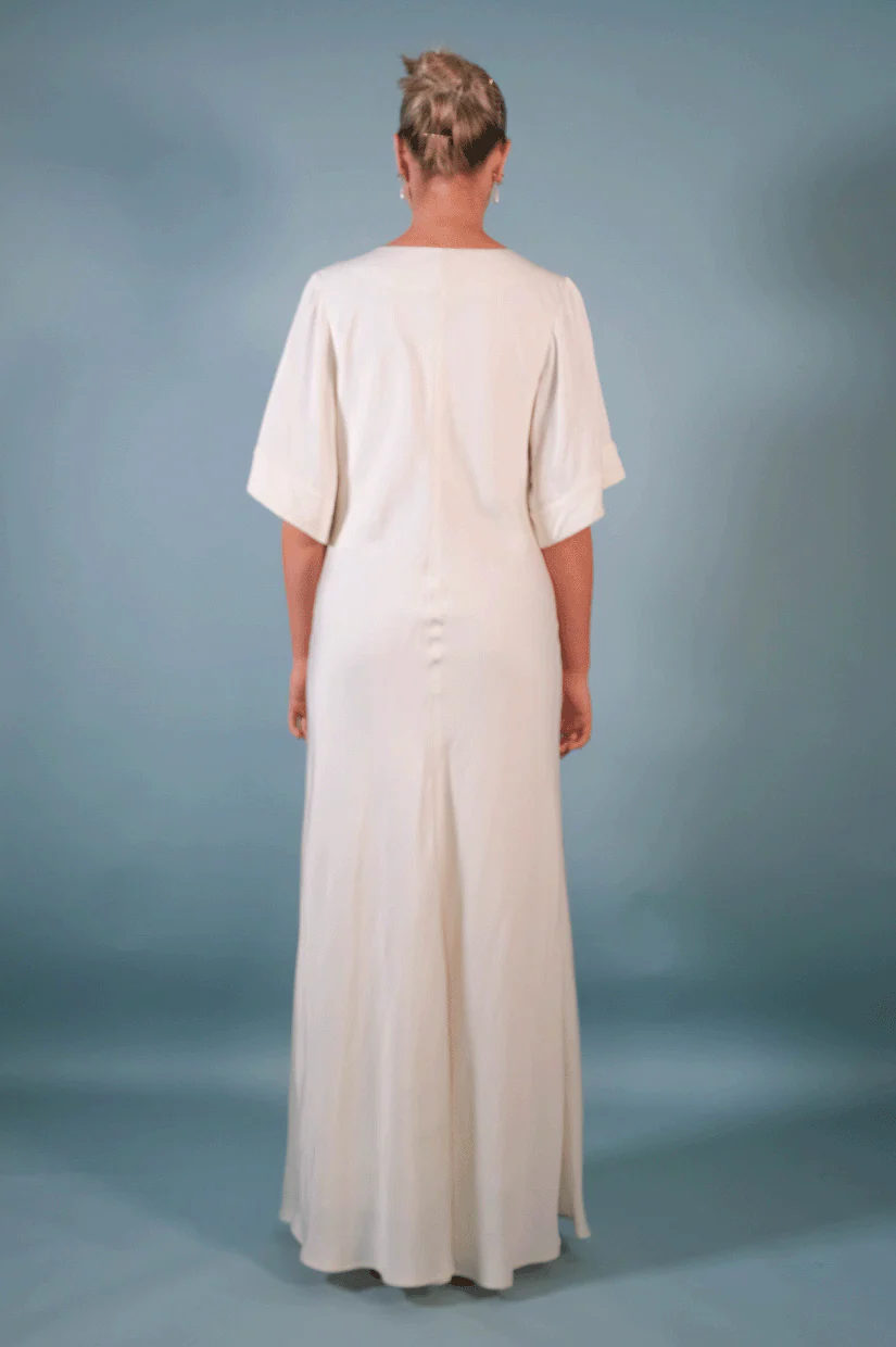 Jillian Boustred Emery Dress - Cream - Image 3