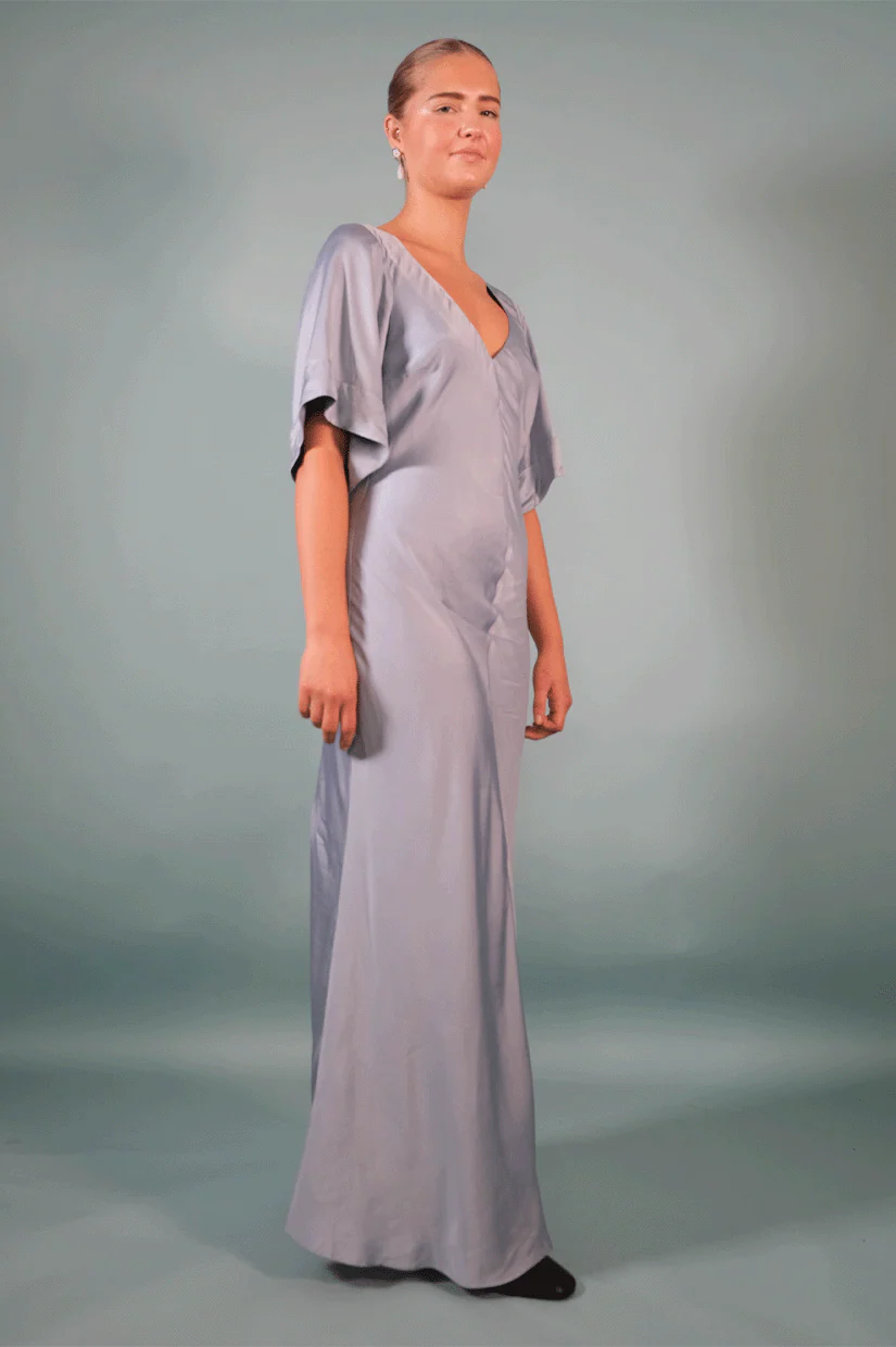 Jillian Boustred Emery Dress - Powder Blue - Image 2