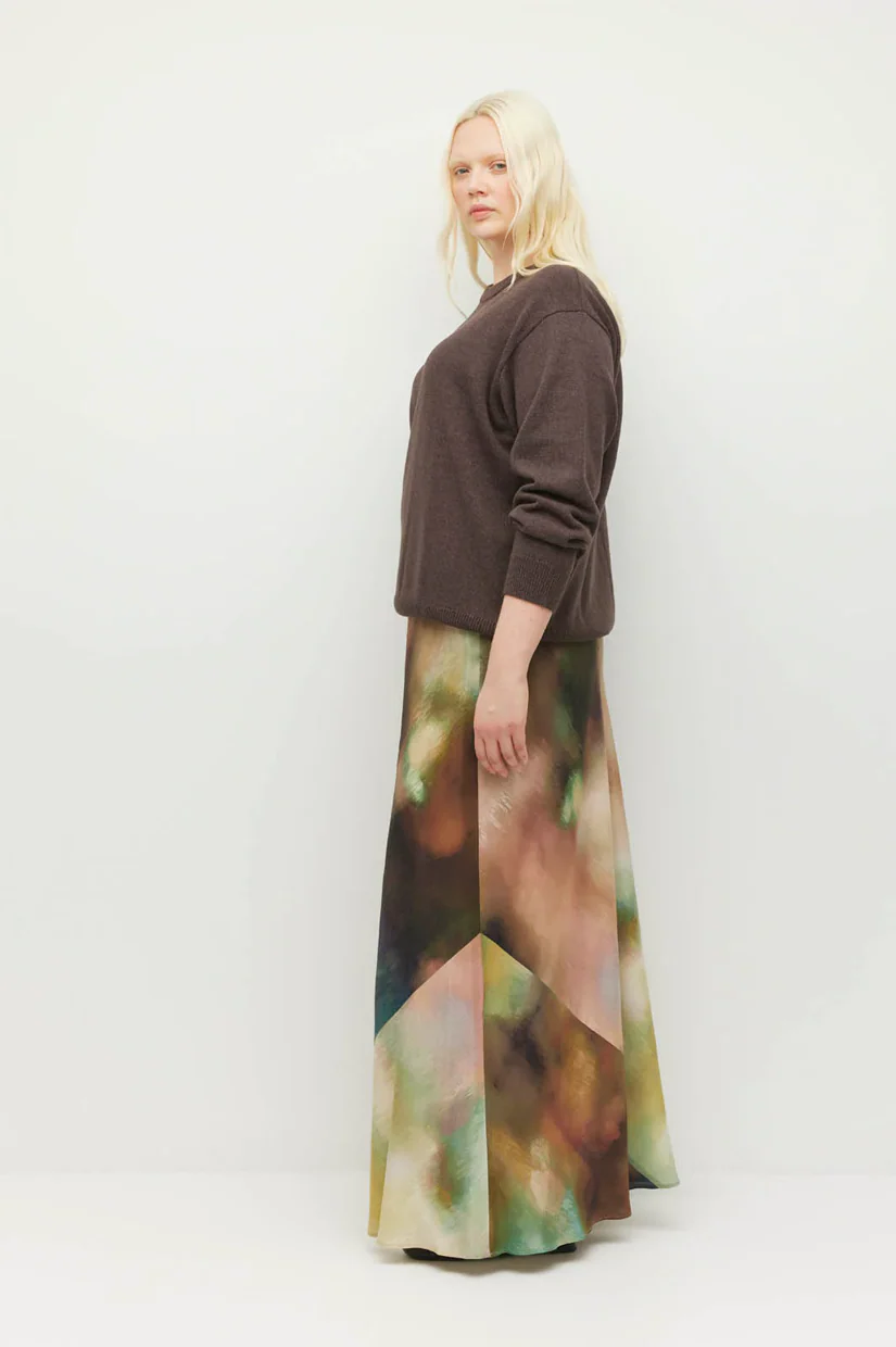 Juliette Hogan Cotton Sweatshirt - Truffle Marle - Image 3