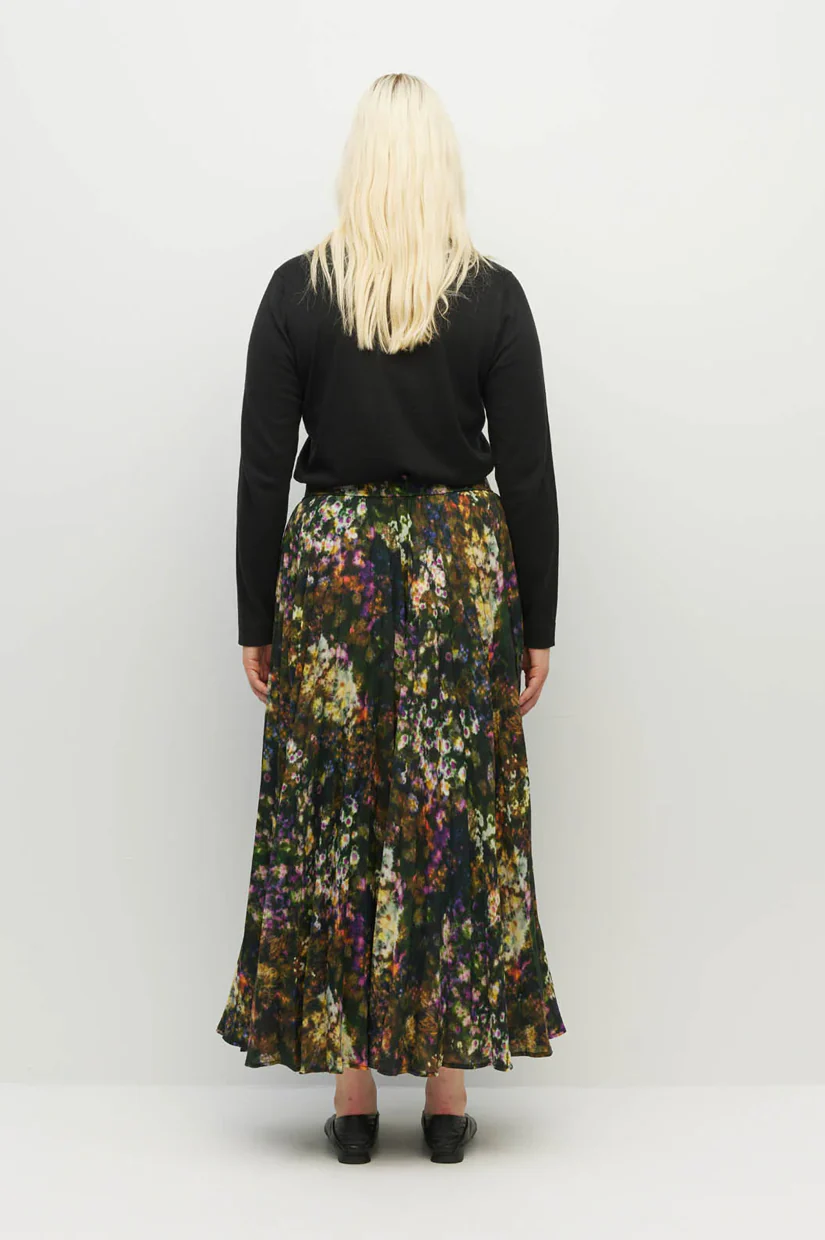 Juliette Hogan Evelyn Pleat Skirt - Firefly Floral - Image 3