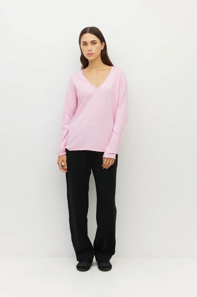 Juliette Hogan JHL V-Neck L/S T - Candy Marle