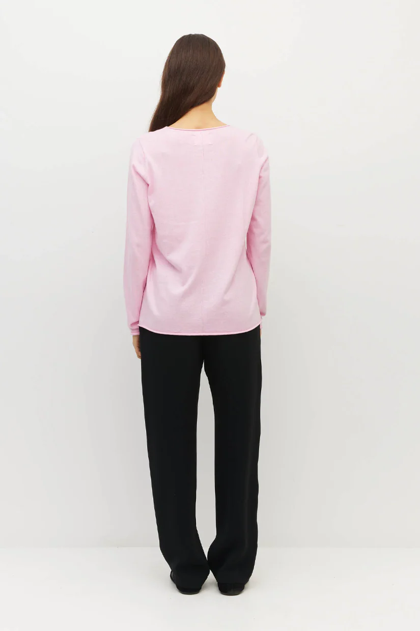 Juliette Hogan JHL V-Neck L/S T - Candy Marle - Image 4