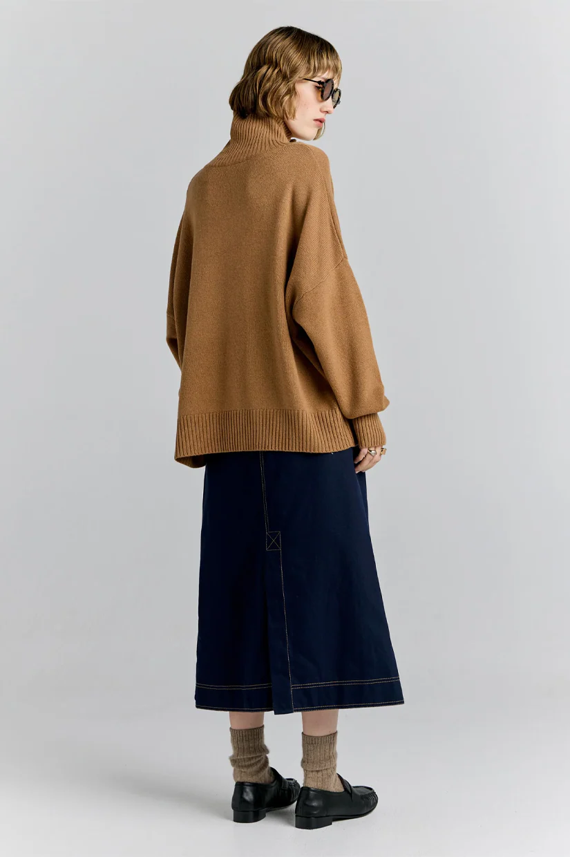 Karen Walker K Flag Sweater - Tan - Image 2