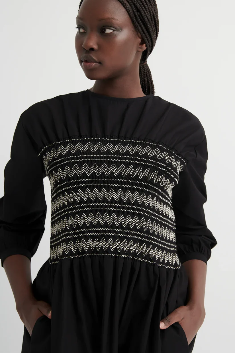 Kowtow Etched Dress - Black - Image 2