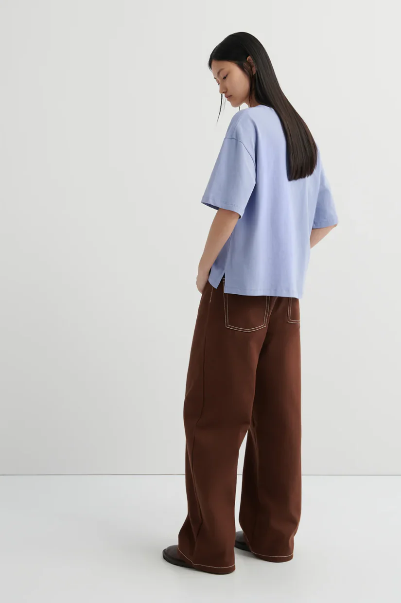 Kowtow Everyday Tee - Periwinkle - Image 4
