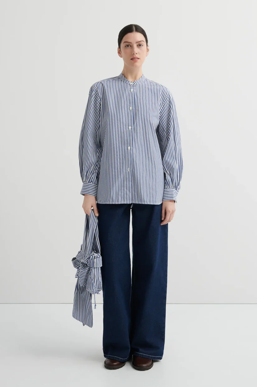 Kowtow Impression Shirt - Workwear Stripe