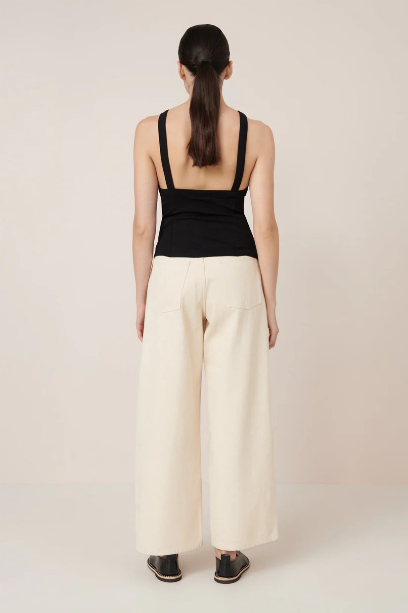 Kowtow Low Back Cami - Black - Image 4
