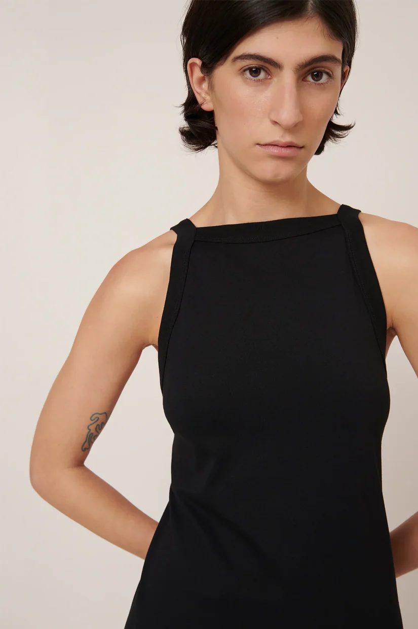 Kowtow Low Back Dress - Black - Image 3