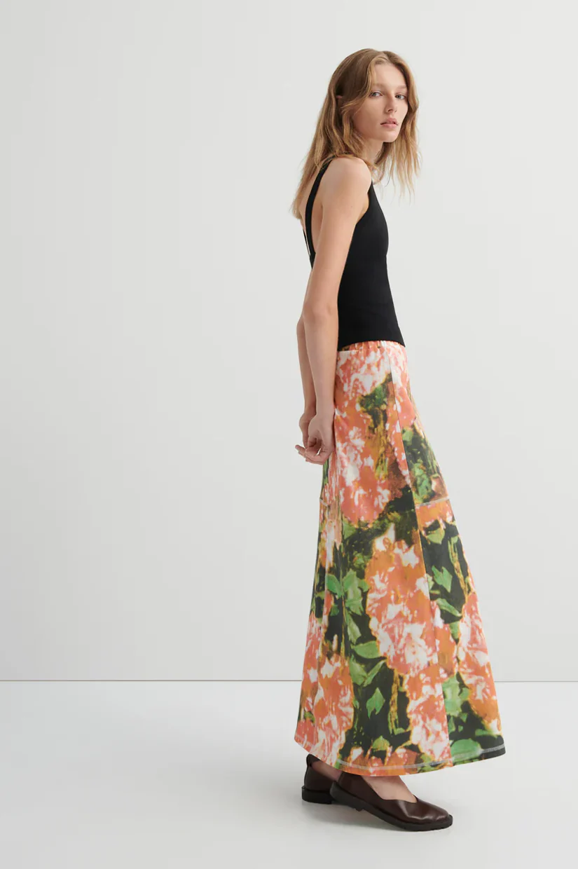 Kowtow Montage Skirt - Flower Book