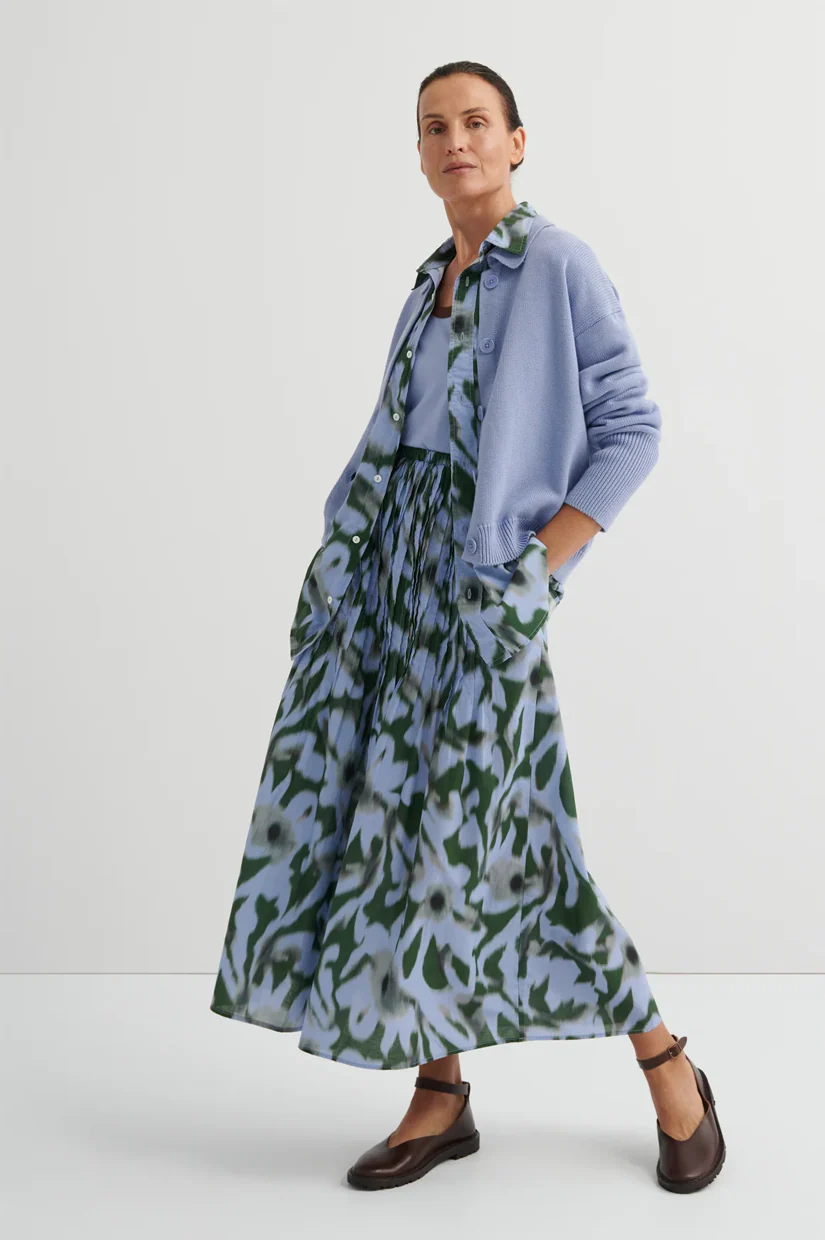 Kowtow Poet Skirt - Misty Floral - Image 3