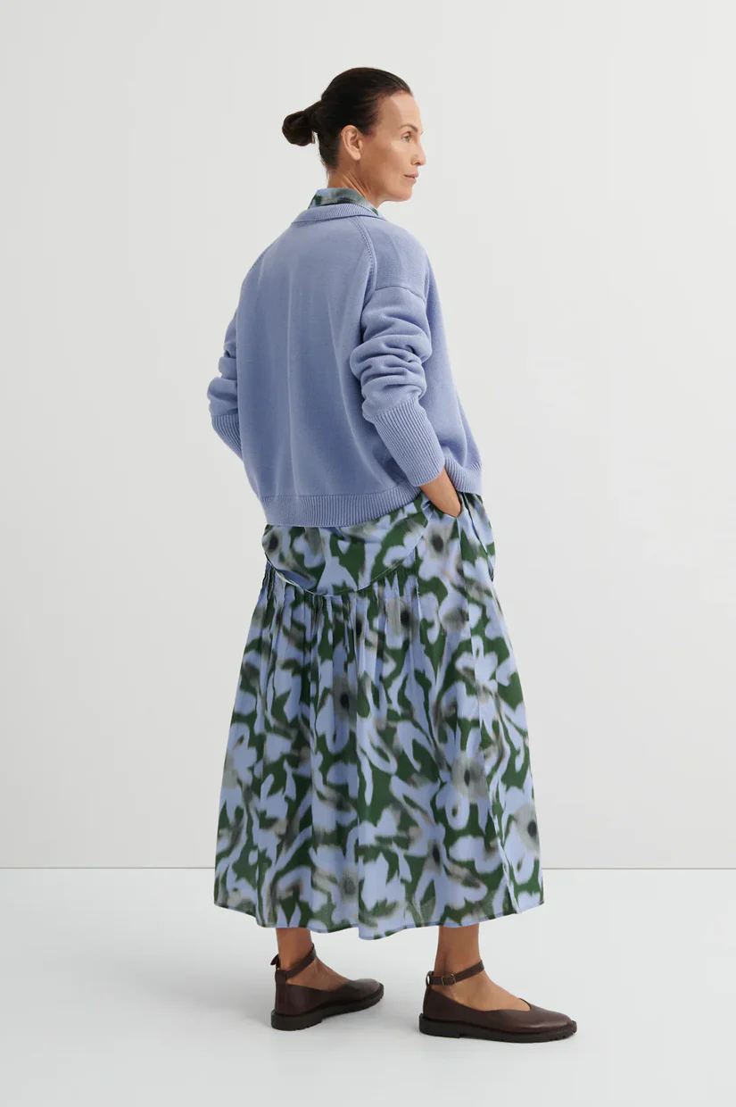 Kowtow Poet Skirt - Misty Floral - Image 4