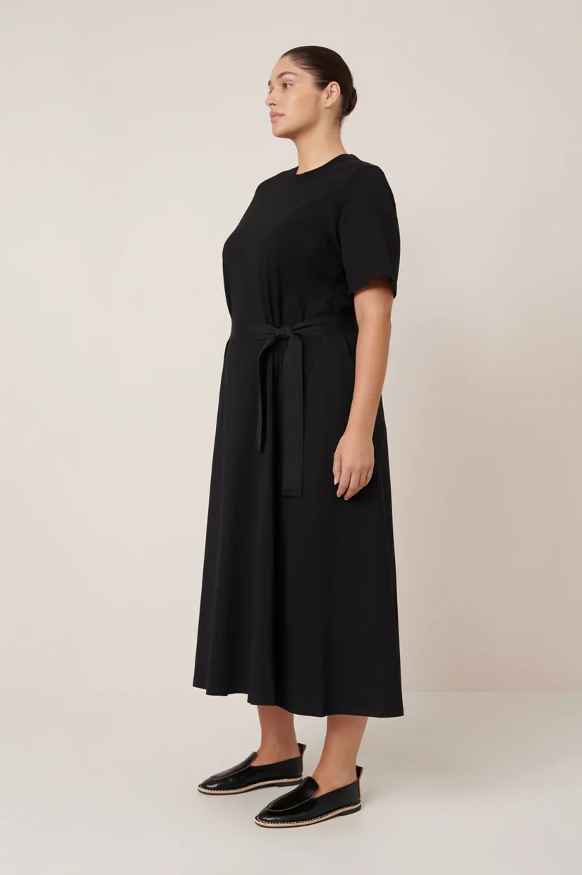 Kowtow T-Shirt Swing Dress - Black - Image 3