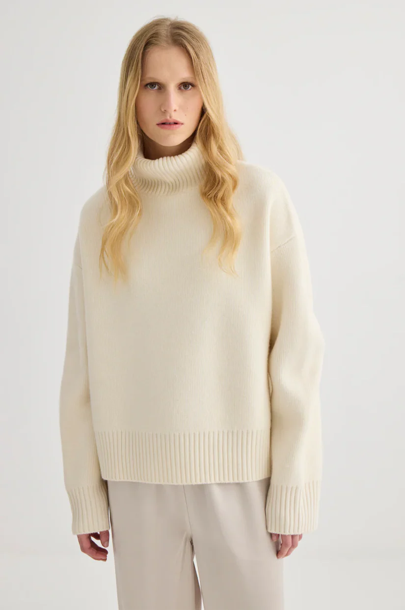 Laing Nico Oversized Sweater - Cream - Image 3