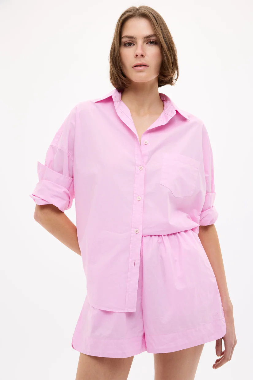 LMND Chiara Long Sleeve Shirt - Rose Glow