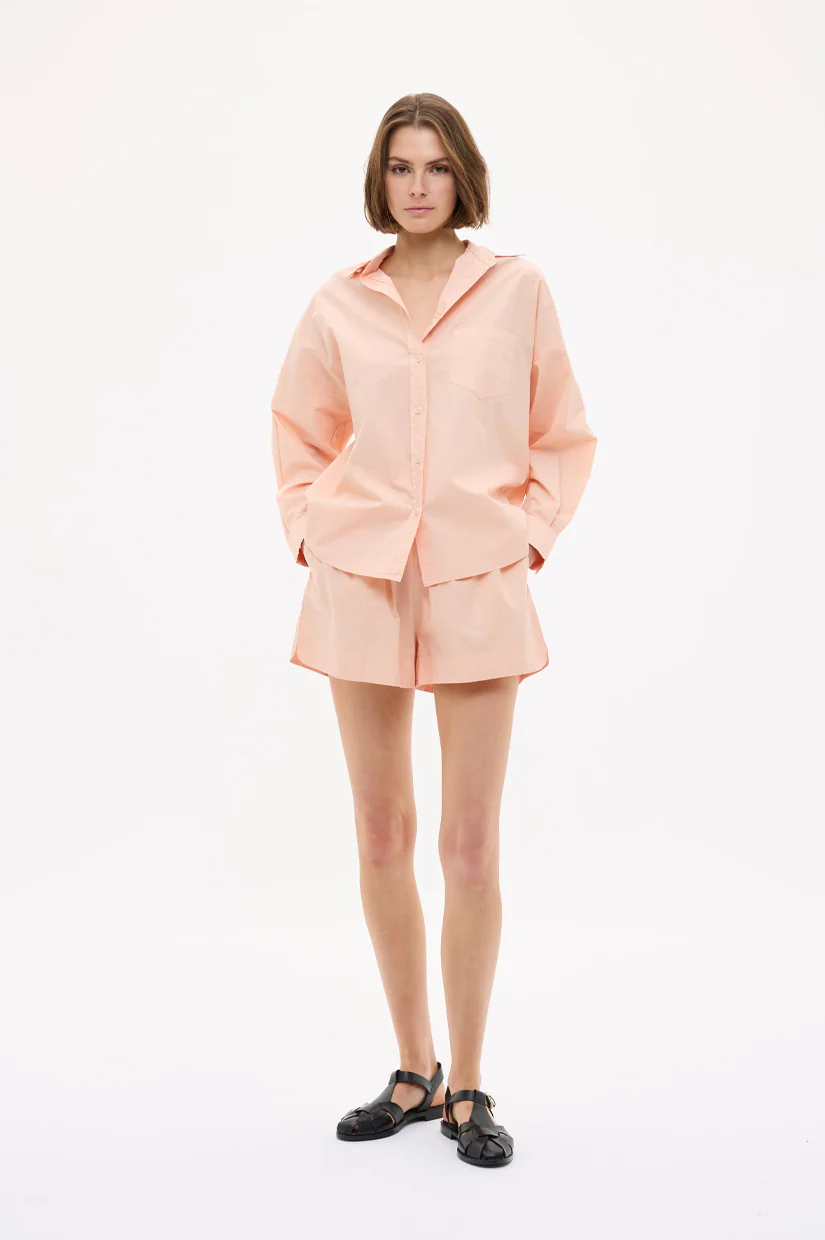 LMND Chiara Long Sleeve Shirt - Spanish Villa