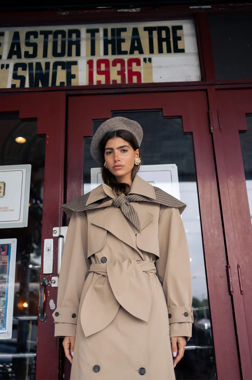 Lovaan Alexandra Trench - Camel - Image 2