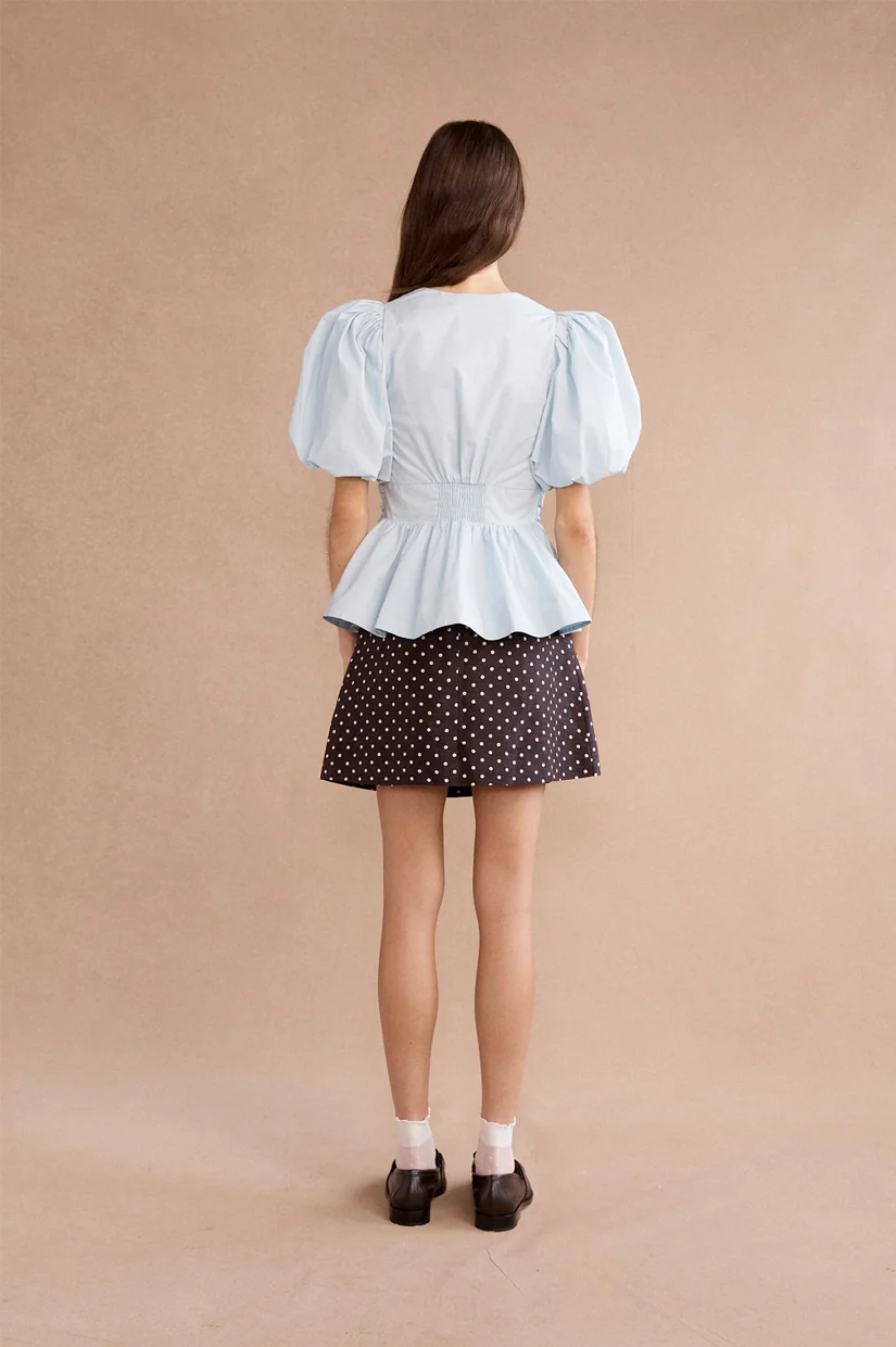 Lovaan Devon Top - Cornflower Blue - Image 3