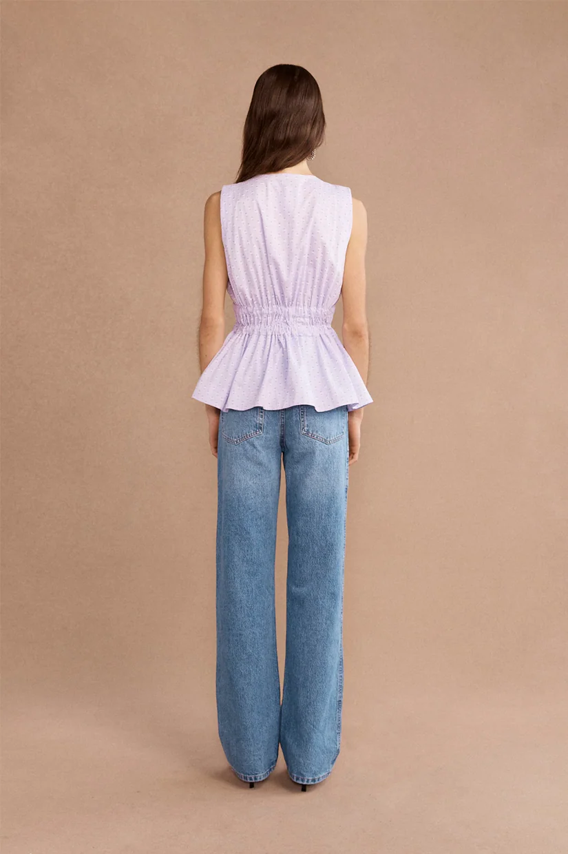 Lovaan Rosie Top - Lilac Floral - Image 3