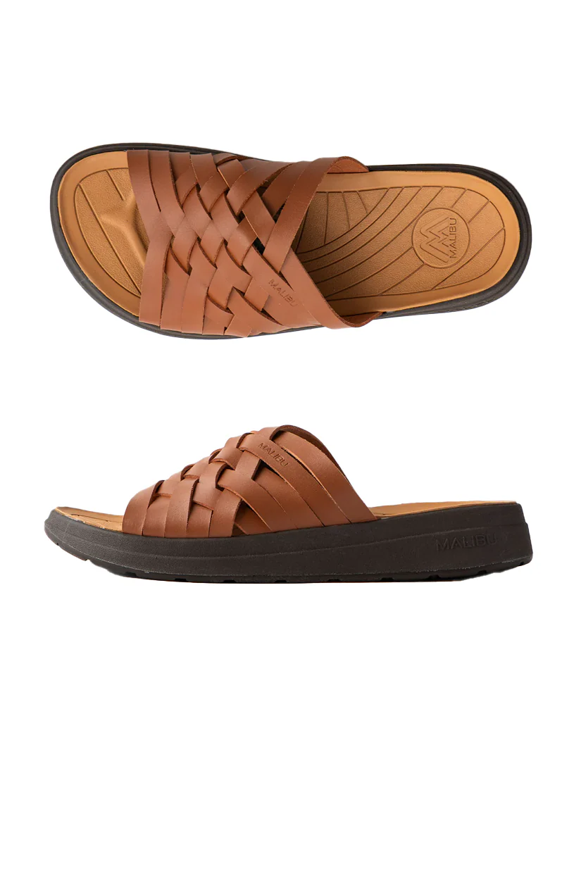 Malibu Sandals Zuma - Whiskey/Dark Brown
