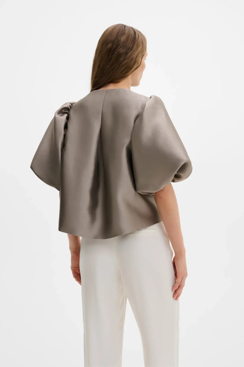 Malina Cleo Blouse - Graphite - Image 3