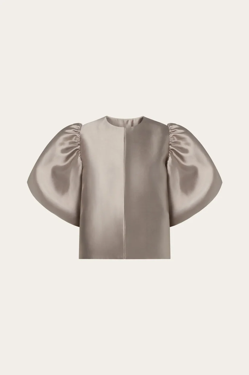 Malina Cleo Blouse - Graphite - Image 4